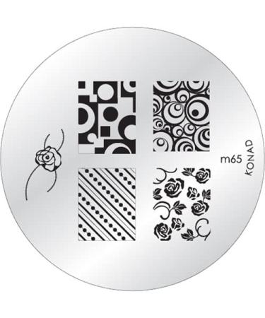 Konad stencil stamping stamping stencil M65