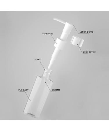 Buy Tianzd 12-Pack 50ml Clear Plastic Pump Dispenser Bottles for Lotions Gels & Creams - Ideal for Travel & Cosmetics - Buy Online on SooperMarket.com
