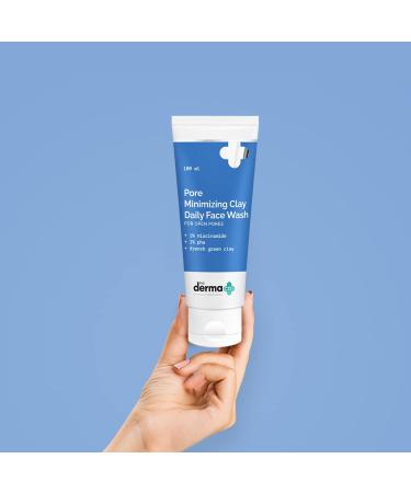 Pore Minimizing Clay Daily Face Wash - Deep Cleanse & Shrink Pores with Green French Clay | 3.38 Fl Oz - Buy Online on SooperMarket.com