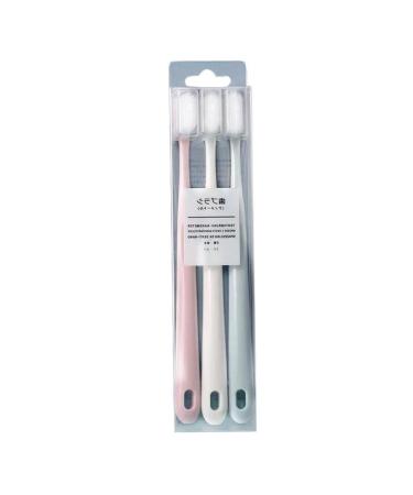 Ultrafine Environmentally friendly toothbrush with soft bristles Soft travel toothbrush soft fiber toothbrush oral hygiene toothbrushes sets for adults and children trip toothbrush with soft multi