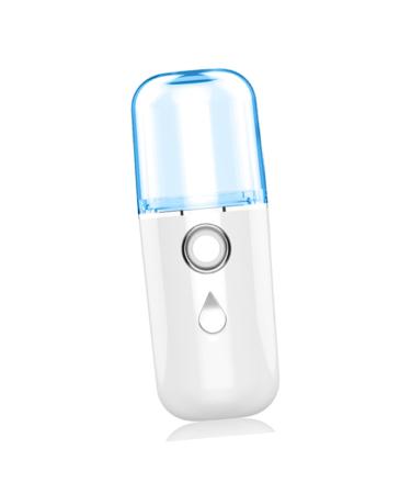BELLIFFY Nano Water Replenishing Instrument Hydrator Mini Facial Cooling Steamer Nano Mister White Plastic