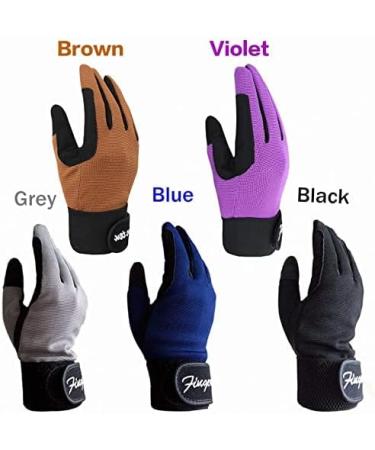 Finger Ten Children's Riding Gloves - Durable Cycling Gloves for Boys & Girls (Ages 5-13) - Black - Buy Online on SooperMarket.com