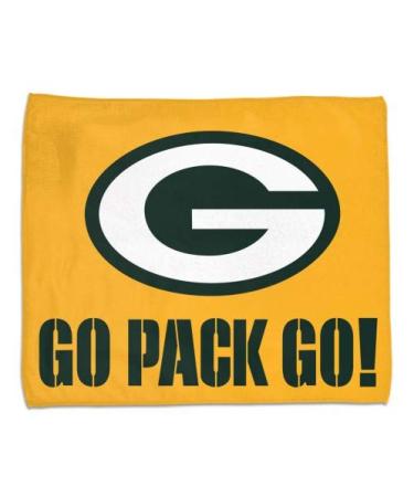 WinCraft Green Bay Packers 15x18 Rally Towel-Full Color Go Pack Go