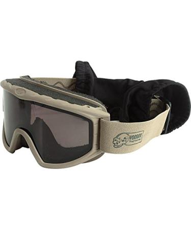 VooDoo Tactical 02-0302007000 Ballistic Resistant Goggle Set, Coyote