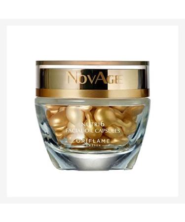 Oriflame NovAge Nutri6 Facial Oil Capsules - Premium Mix of 6 Nourishing Oils for Radiant Skin - Buy Online on SooperMarket.com