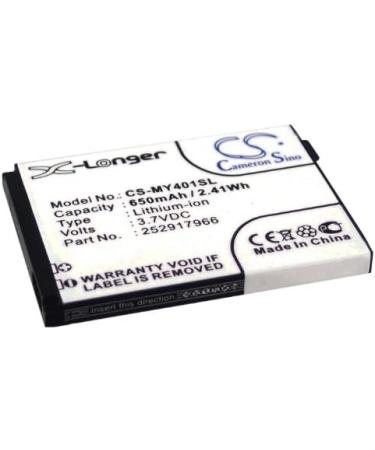 Replacement Battery for Sagem MY401C & MY401L - 650mAh/3.7V - Compatible Part Number 252917966 - Buy Online on SooperMarket.com