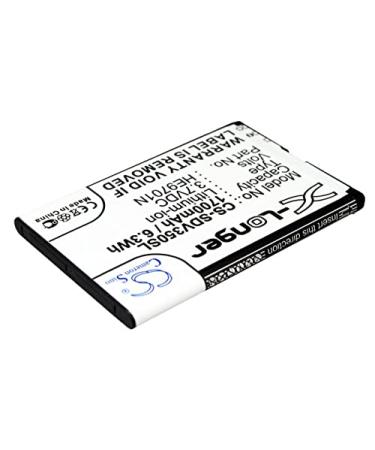 Replacement Battery Compatible with Sonocaddie G-4L V350 V500 Part Number: G-4L HE9701N 1700mAh/3.7V