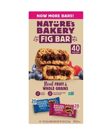 Nature's Bakery Fig Bar (40 Pack/ 5 LBS) 40 Count (Pack of 1)
