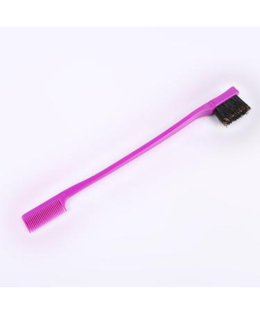 Portable Double-Head Eyebrow & Hair Brush - Multifunctional Makeup Tool for Perfect Eyebrows | International Shipping - Buy Online on SooperMarket.com