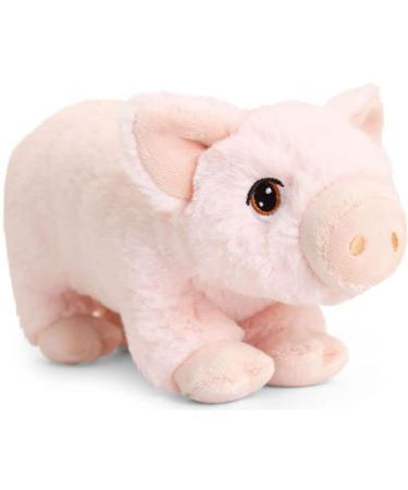 Deluxe Paws Plush Cuddly Soft Eco Toys 100% Recycled (Pig)