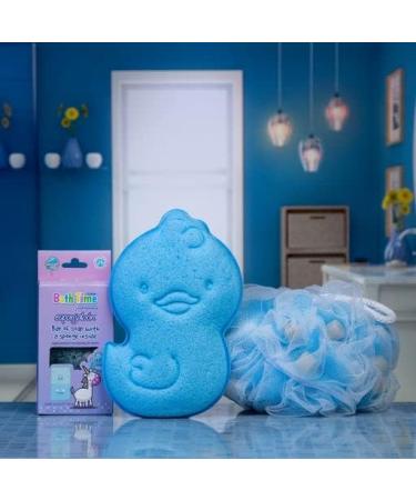 Buy T.Taio Esponjabon Loofah Body Wash Ball - Cotton Candy Scented Bath Puff for Kids | Shop Internationally - Buy Online on SooperMarket.com