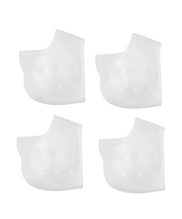 Silicone Gel Heel Socks for Plantar Fasciitis Relief and Skin Care - 2 Pairs - Buy Online on SooperMarket.com