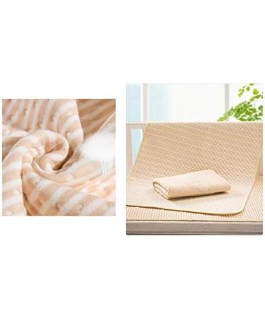 Yworld Cotton Bamboo Changing Pad - Breathable Waterproof Liners, Washable & Reusable - Brown - Buy Online on SooperMarket.com