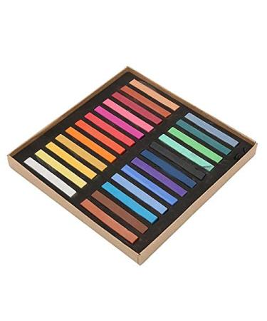 Restokki Hair Dyeing Chalk Hair Chalk Comb Non-Toxic Washable Hair Dye Crayon Salon Set Disposable Hair Dye Stick Suitable For Girls Children And Adolescents (24Colors)