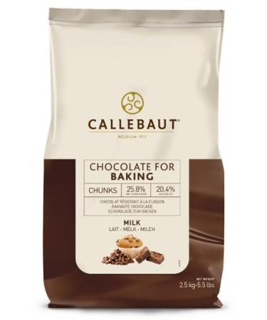 Callebaut - Callebaut Milk Chocolate Baking Chunks 2.5kg