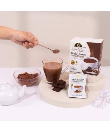 Luxe Slim Dark Choco Chocolate Drink 10 Sachets - Buy Online on SooperMarket.com