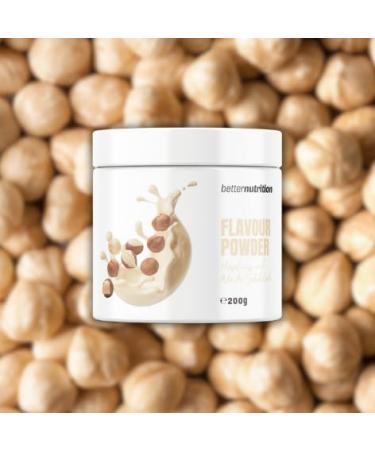 Premium Vegan Flavor Powder - Calorie-Reduced Hazelnut & White Chocolate | Zero 200g | Better Nutrition - Buy Online on SooperMarket.com