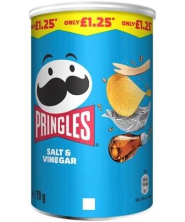 Pringles Salt & Vinegar Case of 12x70g - Buy Online on SooperMarket.com