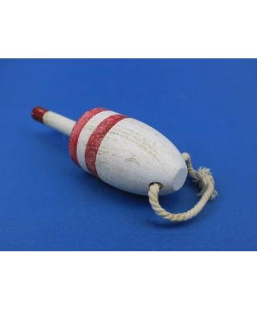Hampton Nautical Vintage Dark Red Maine Lobster Trap Buoy 7 - Buy Online on SooperMarket.com
