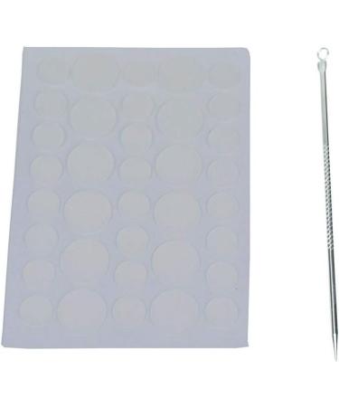 36 Acne Pimple Spot Zit Patches Face Treatment Stickers Pimple Cover Invisible Hydrocolloid Absorbing Cover Up Covering Healing Patch for Concealer Blemish Care + Free Blackhead Zit Remover Tool - Buy Online on SooperMarket.com