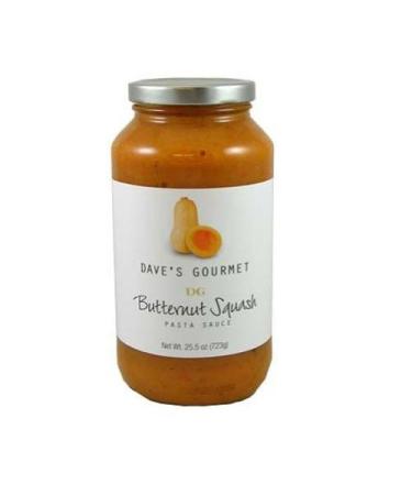 Dave's Gourmet Butternut Squash Pasta Sauce, 25.5-Ounce Bottles (Pack of 3)