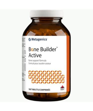 Metagenics - Bone Builder Active - Bone Support with Calcium Magnesium Vitamin C Phosphorus D-Glucosamine Sulfate KCl and More - 180 Tablets
