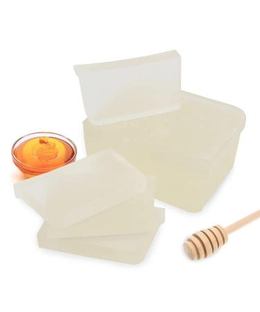 Honey Soap Base - 5 lb Moisturizing Melt and Pour Glycerin Base for Crafting - Vegan & Cruelty-Free - Unscented - Easy to Cut - Buy Online on SooperMarket.com