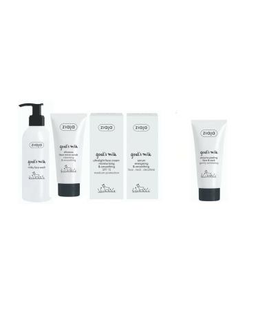 Ziaja Goat Milk Ultralight Face Care Set with Product Ultra-light facial care set