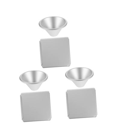 DECHOUS 3pcs Mold Tumbler Aluminum Alloy Pudding