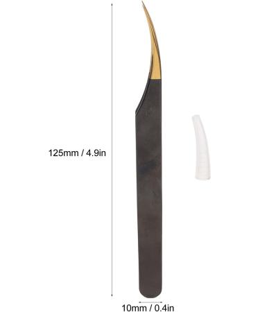 Shop Eyeline Extension Tweezers - Luxury Gold Precise & Safe Stainless Steel Salon Tools - Buy Online on SooperMarket.com