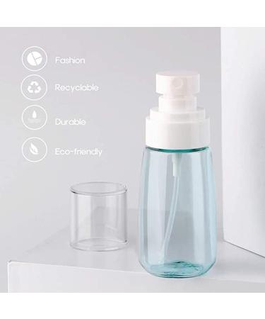 Hairdressing Spray Bottles Set - 30ml 60ml 80ml | Travel Size Cosmetic Atomizers for Makeup & Shampoo - Empty Blue Bottles - Buy Online on SooperMarket.com