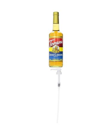 Torani Cr me Caramel Flavour Syrup 750ml and Torani Flavored Flavour Syrup Pump for 750ml