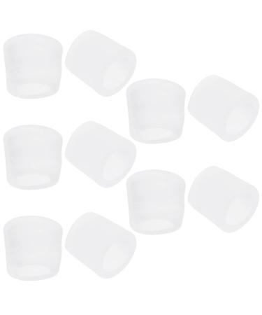 Healeved 30 Pcs Pinky Toe Silicone Sleeves - Gel Toe Caps for Toe Protection | 2.5x2cm | Transparent - 3pcs - Buy Online on SooperMarket.com