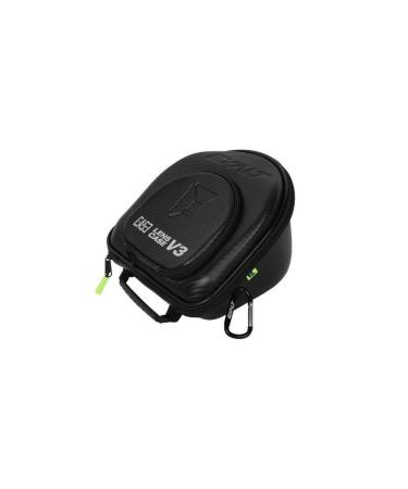 Exalt Paintball Lens Case - Univeral Paintball Spare Lense Protective Case - Carbon Case Series Black Carbon / Lime Microfiber V3