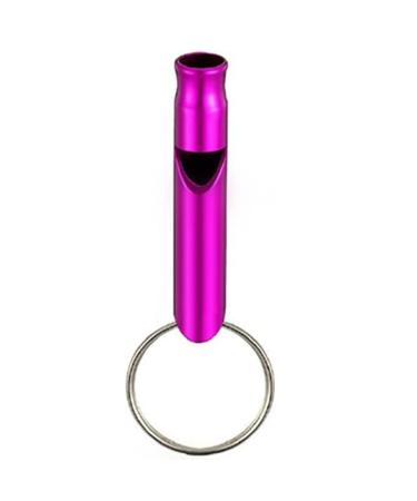 CABLEPELADO Survival Whistle | Emergency Whistle | Sports Whistle | Aluminum Alloy | Suitable for Outdoor Activities Dark Purple