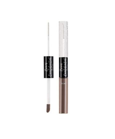Ardell Brow Confidential Brow Duo  Dual Ended Brow Gel & Fiber Powder  Taupe