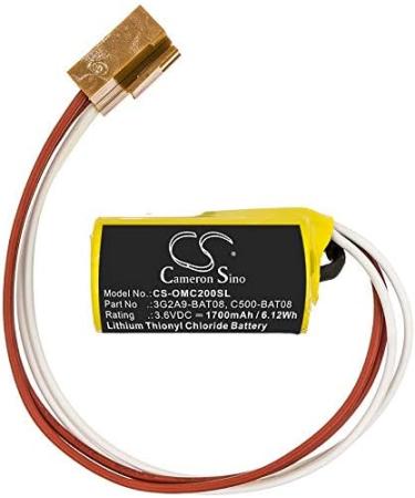 Replacement Battery for Omron C1000H C1000HF C120 C120F C20 C2000H C20P C20PF C28P C28PF C40P C40PF - 1700mAh/3.6V Compatibility | International Shipping Available - Buy Online on SooperMarket.com