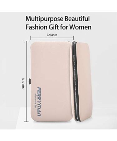 Maincure Set MOMSIV Professional 12Pcs Stainless Steel Nail Clippers Set Pedicure Kit Grooming Tools with PU Leather Case for Girls and Women Gift Rose Gold - Buy Online on SooperMarket.com