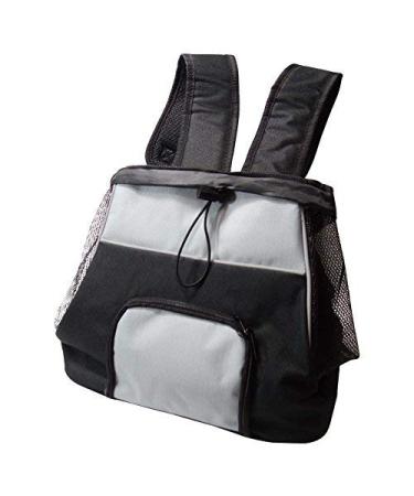 Hossi's Wholesale Dog Backpack Front Pocket 32 x 37 x 24 cm Black/Grey Front Backpack Backpack