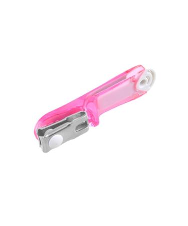 Dajidafu 360-Degree Rotary Stainless Steel Lightweight Sharp Toenail Clippers Waterproof Labor-saving Nail File Manicure Tool Men Red
