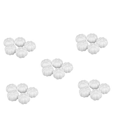 Alipis 25 Pcs Fruit Decor Pumpkin Centerpiece Pumpkin Decor Foam Craft Pumpkins Thanksgiving Pumpkin Decor for Home Thanksgiving Day Party Decor Blue Ornament White Decorations Painted
