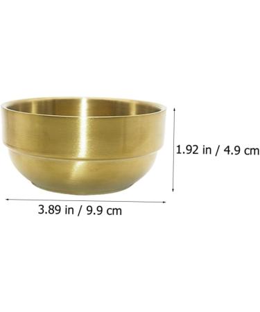 Angoily Stainless Steel Shaving Cream Bowl - 304 Marble Deep Container Tool for Men - Buy Online on SooperMarket.com