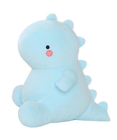 NatureMan Cute dinosaur plush toys kawaii Dinosaur plush dolls soft plush Stuffed Animal dinosaur Plushie children s room decoration Girls Boys Blue Birthday Gifts (Blue) Blue