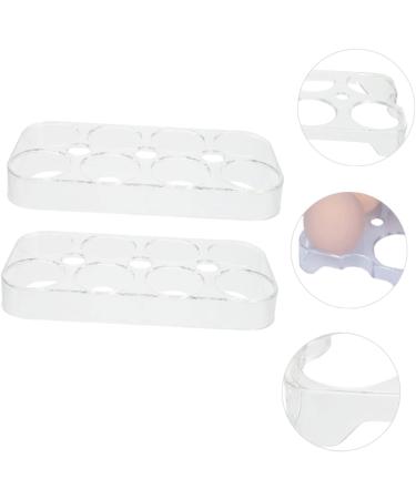 Mikikit Practical Pcs Egg Shelf Utensil Holder with Lid Containers with Lids Refrigerator Egg Case Blank Organizer Professionl - Buy Online on SooperMarket.com