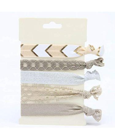 Yikimira 50-Piece No Wrinkle Elastic Hair Ties - Colorful Ponytail Holders for Girls Women Teens & Children | Stylish Hair Accessories - Buy Online on SooperMarket.com