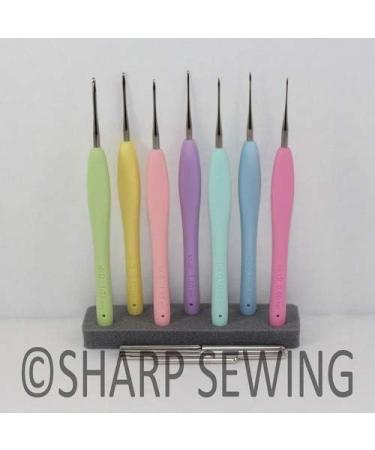 Clover Amour Steel Crochet Hook Set - High-Quality Hooks for Precision Crocheting - Buy Online on SooperMarket.com