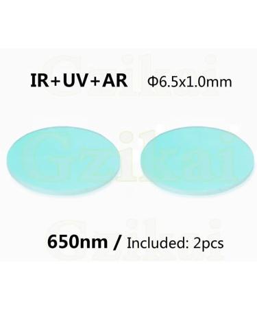 u201cGzikai 650nm 6.5mmx1mm Optical AR-IR Glasses Filter UV AR IR Cut for Camera Lens - Pack of 2u201d - Buy Online on SooperMarket.com