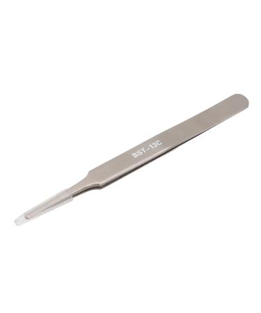 Elbow Tweezers High Hardness Stainless Steel Craft Tweezers Anti Magnetic Impact Resistant Round Head Acid Proof Super Industrial Tweezers