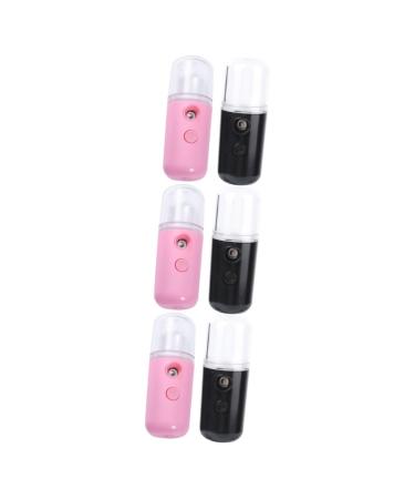 Baluue 6 Pcs Facial Mister Atomizer Plastic Face Humidifier Nano Mist Sprayer Black Humidifier