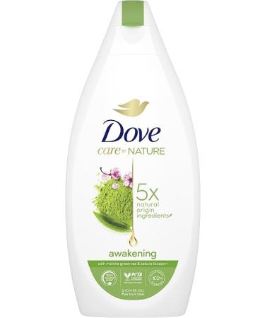 Unilever Dove Care By Nature Awakening Shower Gel - Green Tea & Flowers Extract Hydrating Body Wash with Natural Ingredients | 400ml - Buy Online on SooperMarket.com